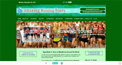 Desktop Screenshot of amazingrunningtours.com
